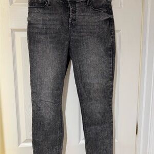 Old Navy Women's High Rise Black Wash Jeans